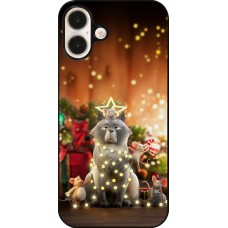 Coque iPhone 16 Plus - Christmas 25 Xmas Cat