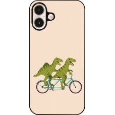 Coque iPhone 16 Plus - Dinosaurs on bikes 2026