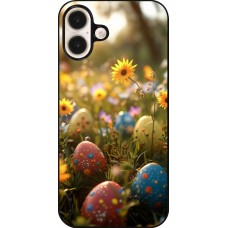 Coque iPhone 16 Plus - Easter 2026 Decorated eggs