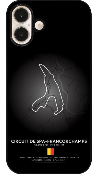 iPhone 16 Plus Case Hülle - F1 Track 2025 Belgium