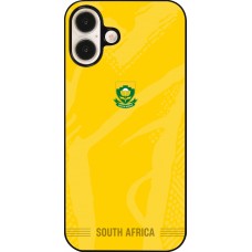 Coque iPhone 16 Plus - Maillot de football Afrique du Sud 2026 personnalisable