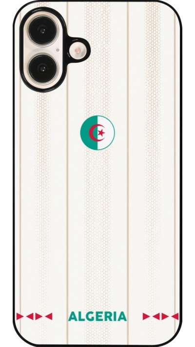 Coque iPhone 16 Plus - Maillot de football Algérie 2026 personnalisable