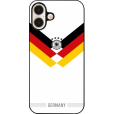 Coque iPhone 16 Plus - Maillot de football Allemagne 2026 personnalisable