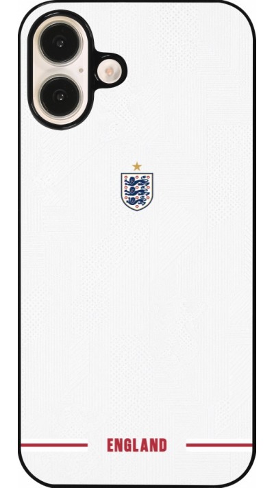 Coque iPhone 16 Plus - Maillot de football Angleterre 2026 personnalisable