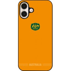 Coque iPhone 16 Plus - Maillot de football Australie 2026 personnalisable