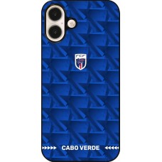 Coque iPhone 16 Plus - Maillot de football Cap-Vert 2026 personnalisable