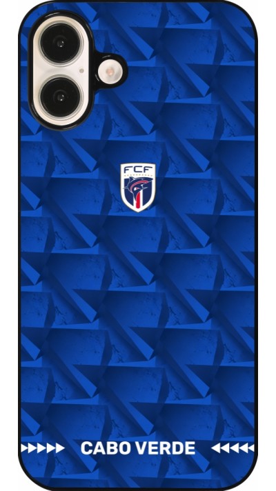 Coque iPhone 16 Plus - Maillot de football Cap-Vert 2026 personnalisable