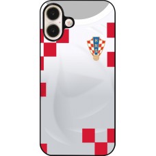 iPhone 16 Plus Case Hülle - Kroatien 2022 personalisierbares Fussballtrikot