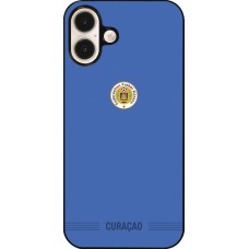 Coque iPhone 16 Plus - Maillot de football Curaçao 2026 personnalisable