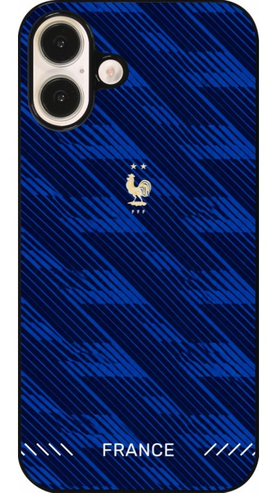 Coque iPhone 16 Plus - Maillot de football France 2026 personnalisable