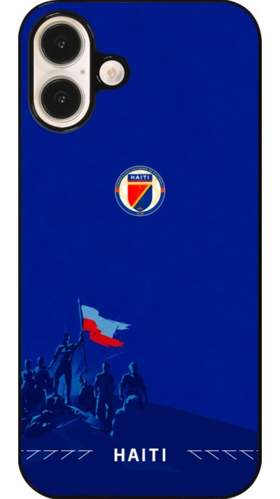 Coque iPhone 16 Plus - Maillot de football Haiti 2026 personnalisable