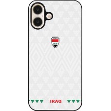 Coque iPhone 16 Plus - Maillot de football Irak 2026 personnalisable