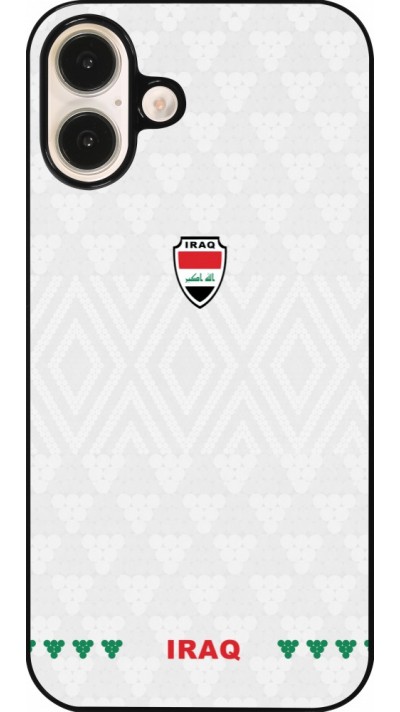Coque iPhone 16 Plus - Maillot de football Irak 2026 personnalisable