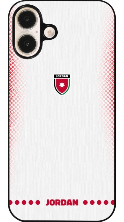 Coque iPhone 16 Plus - Maillot de football Jordanie 2026 personnalisable