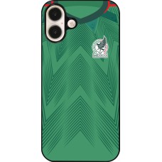 iPhone 16 Plus Case Hülle - Mexiko 2022 personalisierbares Fussballtrikot