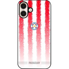 Coque iPhone 16 Plus - Maillot de football Paraguay 2026 personnalisable