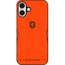Coque iPhone 16 Plus - Maillot de football Pays-Bas 2026 personnalisable