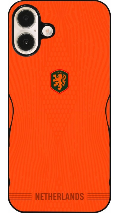 Coque iPhone 16 Plus - Maillot de football Pays-Bas 2026 personnalisable