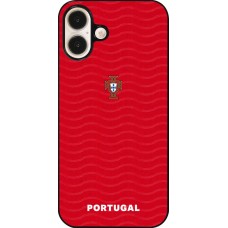 Coque iPhone 16 Plus - Maillot de football Portugal 2026 personnalisable