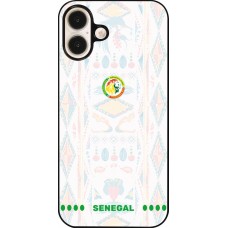 Coque iPhone 16 Plus - Maillot de football Sénégal 2026 personnalisable