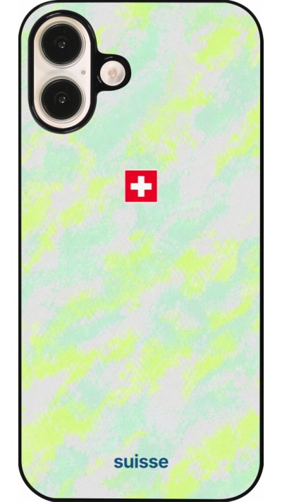 Coque iPhone 16 Plus - Maillot de football Suisse Away 2026 personnalisable