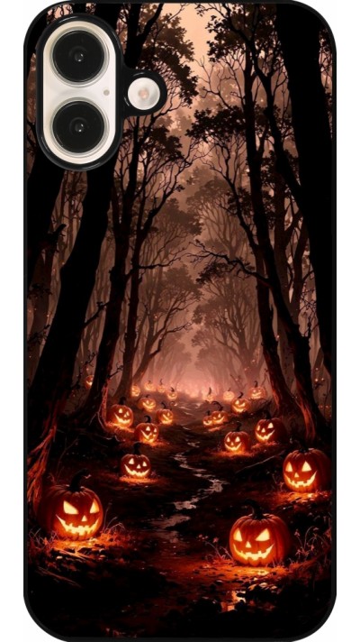 Coque iPhone 16 Plus - Halloween 2025 Road of Terrifying Pumpkins Coque iPhone 16 Plus - Halloween 2025 Road of Terrifying Pumpkins