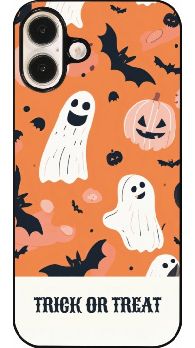 Coque iPhone 16 Plus - Halloween 2025 Trick treat Coque iPhone 16 Plus - Halloween 2025 Trick treat