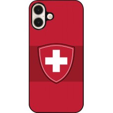 Coque iPhone 16 Plus - Hockey World Championship Ecusson Suisse