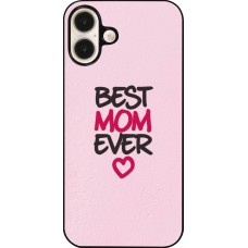 iPhone 16 Plus Case Hülle - Mom 2023 best Mom ever pink