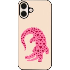 Coque iPhone 16 Plus - Pink crocodile 2026
