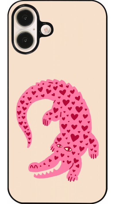 Coque iPhone 16 Plus - Pink crocodile 2026