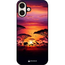 Coque iPhone 16 Plus - Safari sunset wildlife