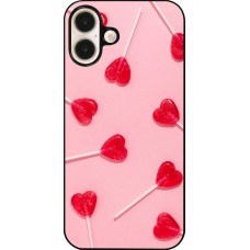 Coque iPhone 16 Plus - Saint Valentines Day 26 Lollipop