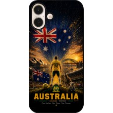 Coque iPhone 16 Plus - Football Australie splash 2026