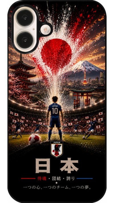 Coque iPhone 16 Plus - Football Japon splash 2026