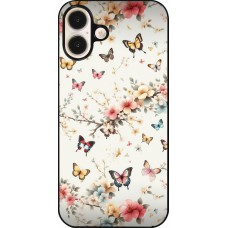 Coque iPhone 16 Plus - Spring 25 Papillons Légers