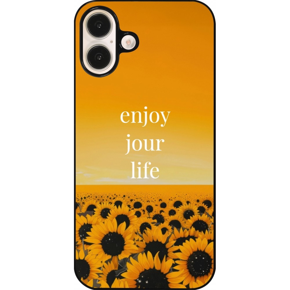 iPhone 16 Plus Case Hülle - Summer 2025 Enjoy your life