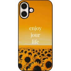 iPhone 16 Plus Case Hülle - Summer 2025 Enjoy your life