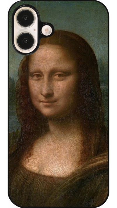 Coque iPhone 16 Plus - Tableau art - La Joconde - Léonard de Vinci