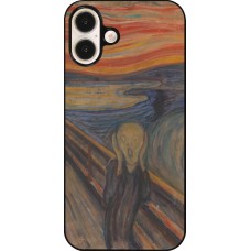 Coque iPhone 16 Plus - Tableau art - Le Cri - Edvard Munch