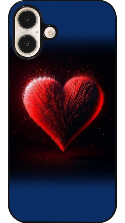 iPhone 16 Plus Case Hülle - Valentin 2025 rotes Herz