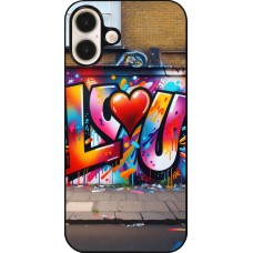 Coque iPhone 16 Plus - Valentine 2025 Love U Tag