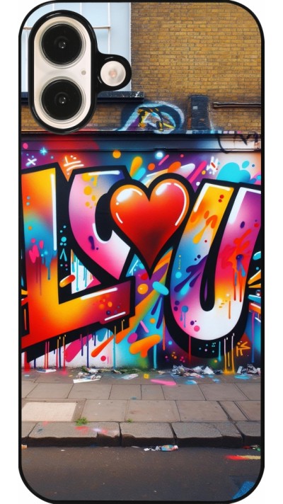 iPhone 16 Plus Case Hülle - Valentin 2025 Liebe U Tag