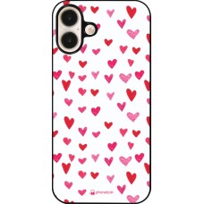 iPhone 16 Plus Case Hülle - Valentine 2022 Many pink hearts