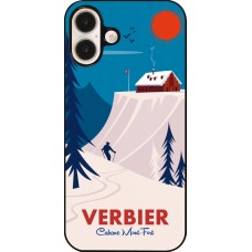 Coque iPhone 16 Plus - Verbier Cabane Mont-Fort
