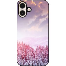 Coque iPhone 16 Plus - Winter 22 Pink Forest