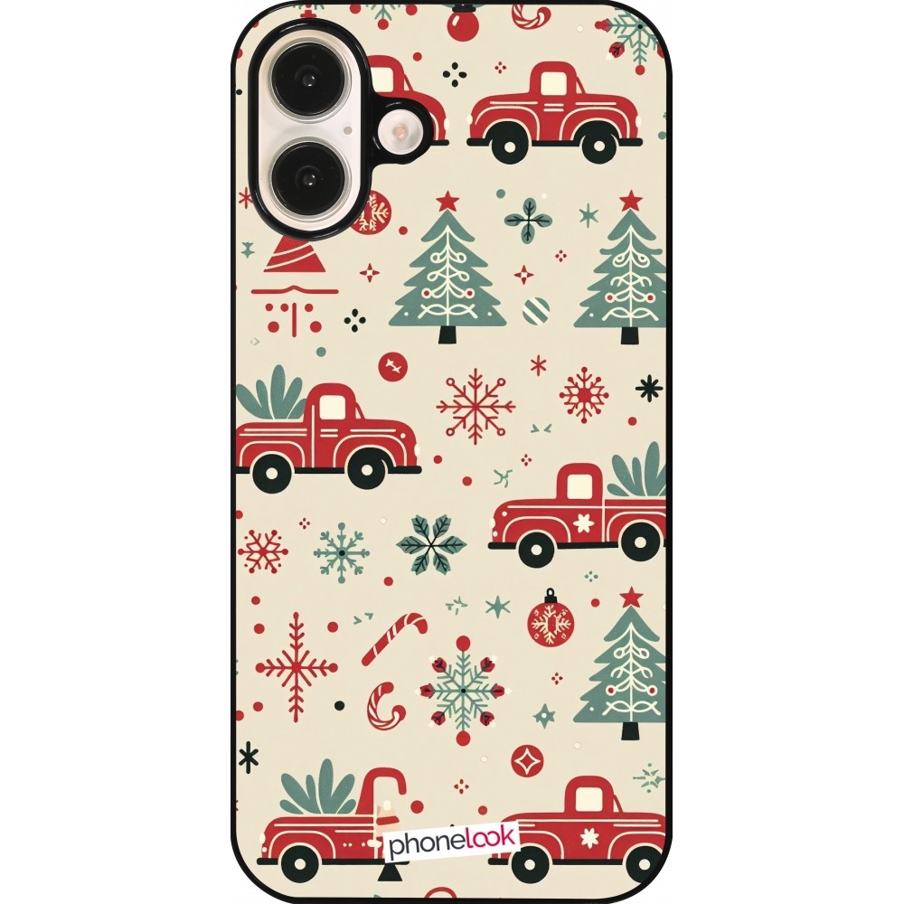 iPhone 16 Plus Case Hülle - Weihnachten 2024 Lkw Tanne