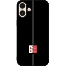 iPhone 16 Plus Case Hülle - Silikon schwarz Kanton VS schwarz