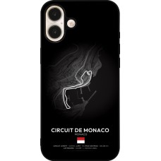 iPhone 16 Plus Case Hülle - Silikon schwarz F1 Track 2025 Monaco