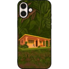 Coque iPhone 16 Plus - Silicone rigide noir Benitos house DTMF